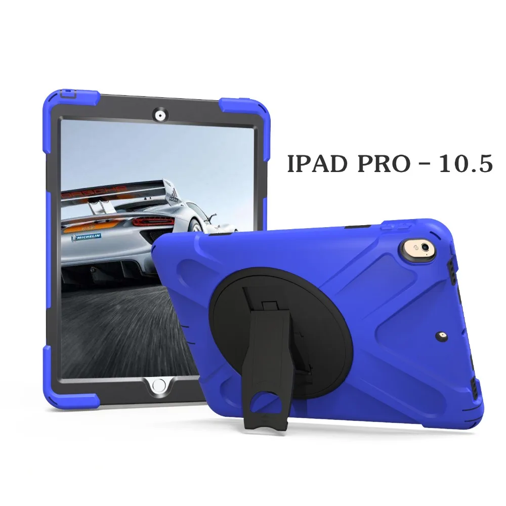 Для Funda ipad Pro 10,5 чехол для Coque Apple ipad Pro 10,5 чехол Защитный PC+ силиконовый чехол с держателем для ручки