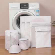 

Washing Laundry Bag Polyester Zipped Wash Mesh Bag Coarse Fine Washing Machines Mesh Bag for Bra Underwear Socks Dirty Clothes