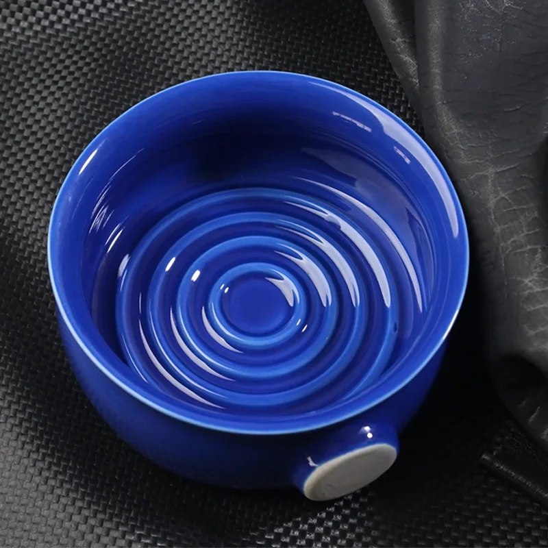 Ceramic Shaving Lather Bowl Thread Bottom Wide Mouth Man Wet Shaving Cream Mug Soap Bowl WY81801 2