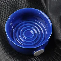 Ceramic Shaving Lather Bowl Thread Bottom Wide Mouth Man Wet Shaving Cream Mug Soap Bowl WY81801 2