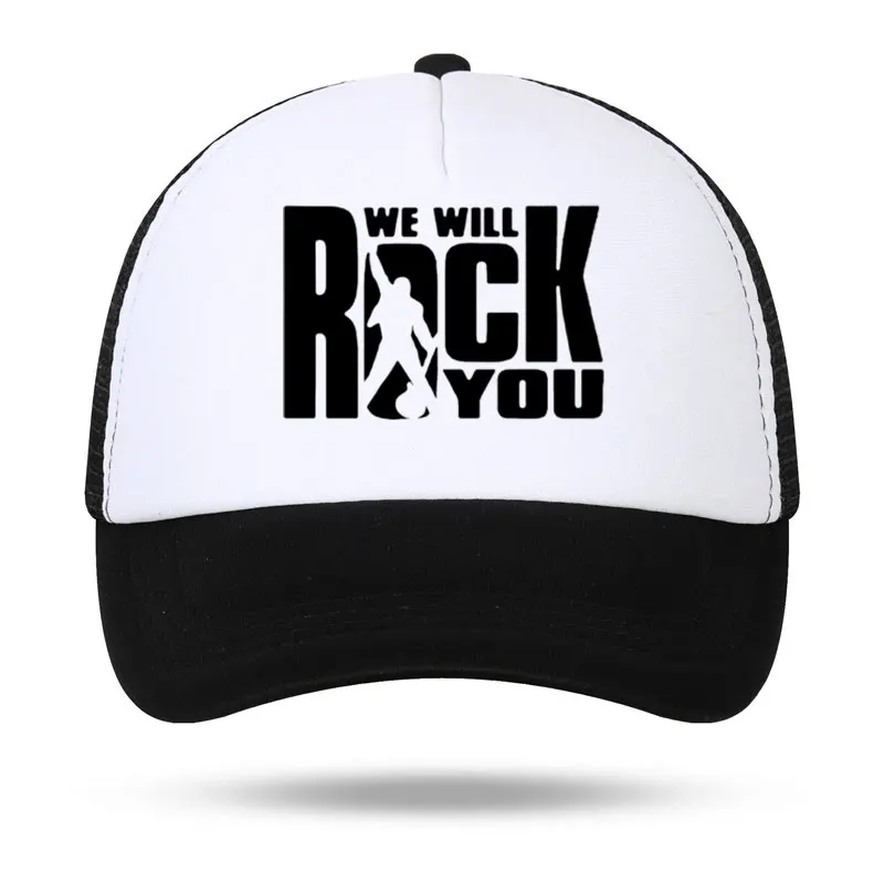 Queen Rock Band Baseball Cap Rock Roll Sun Hat Visor Print