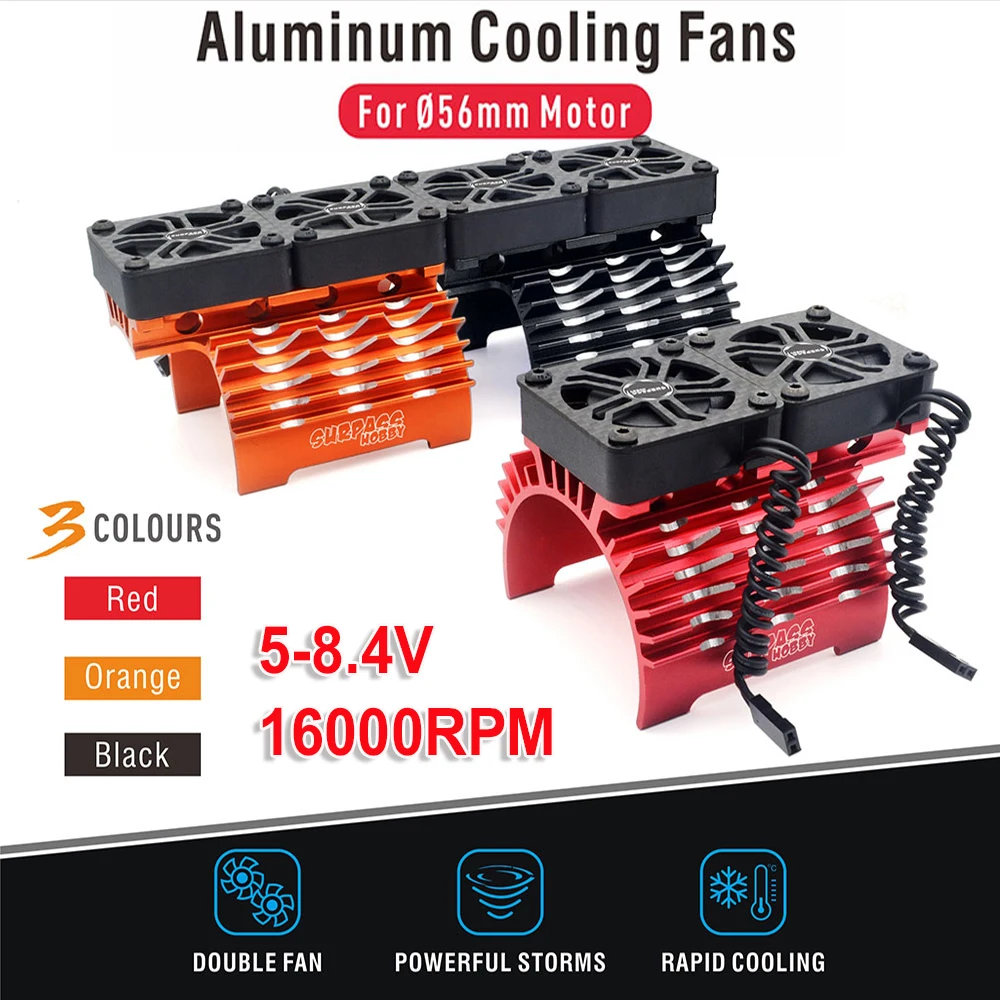�˾���ũ CYW569 [Surpass Hobby] 1/5 RC �ڵ��� 56mm ����Ʈ �귯�ø��� ���� �� 16000 Rpm ���� ���� �ð� �� �濭�� (ī�� Ŀ�� ����) 2