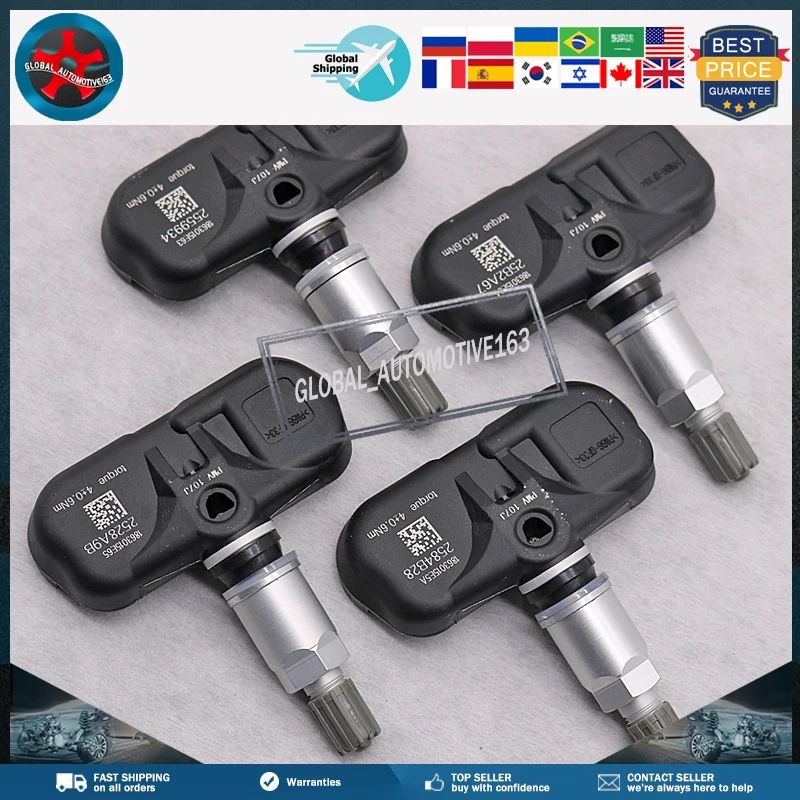 thumbnail image 2 of SPEEDWOW TPMS Sensor, 315Mhz Programmed Tire Pressure Monitoring System 2 of 9