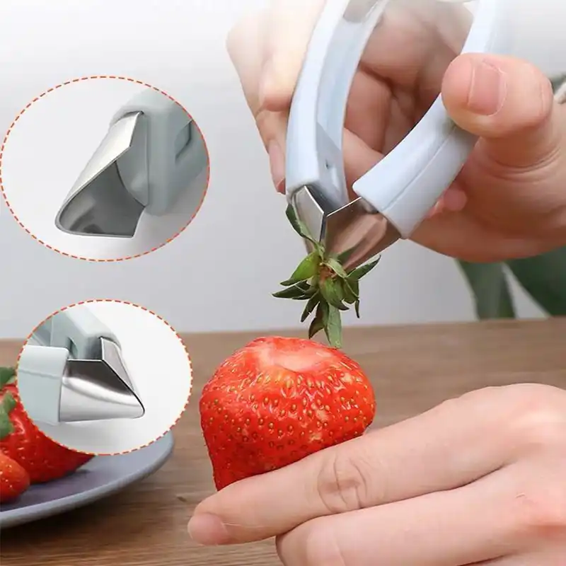 Creative Pineapple Peeler Portable Fruit Corer Multifunctional Eye Picker For Removing Stems Strawberries Kitchen Seed Remover Strawberry Hullers Aliexpress