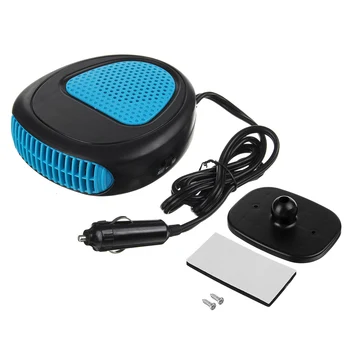 

HOT 300W Auto Car Heater Defroster Demister 12/24V Electric Heater Windshield 360 Degree Rotation ABS Heating Cooling Fan
