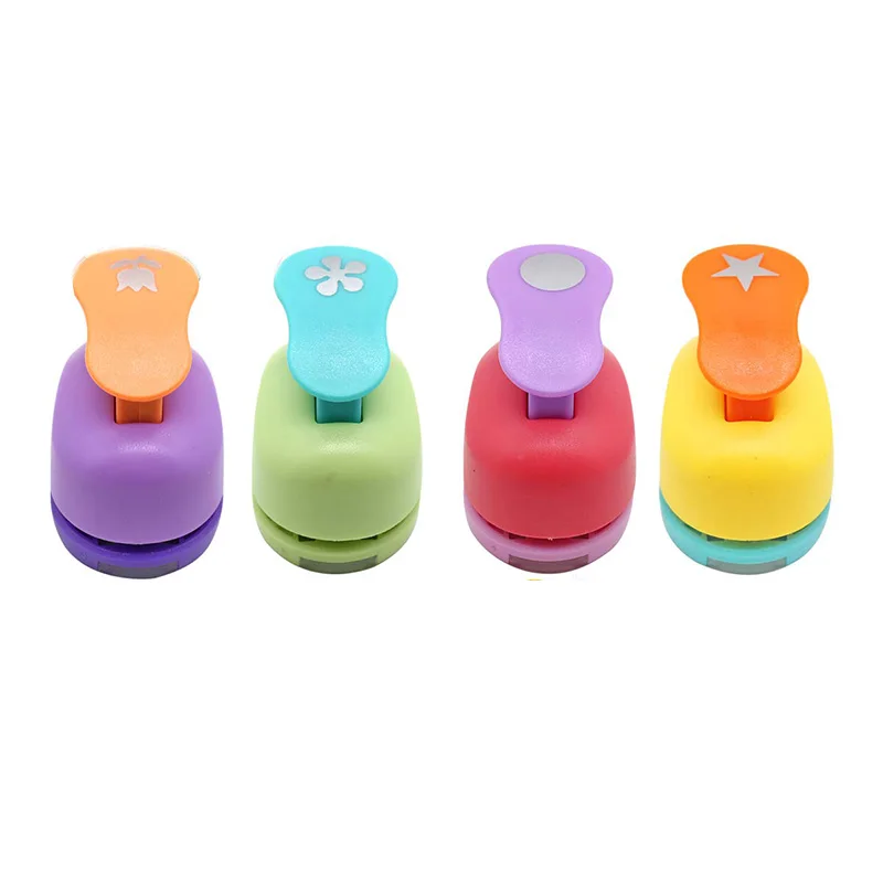 HOT-8 Pieces Paper Punches Craft Hole Punch Scrapbook Punches, Shapes Random for Kids Party Favors