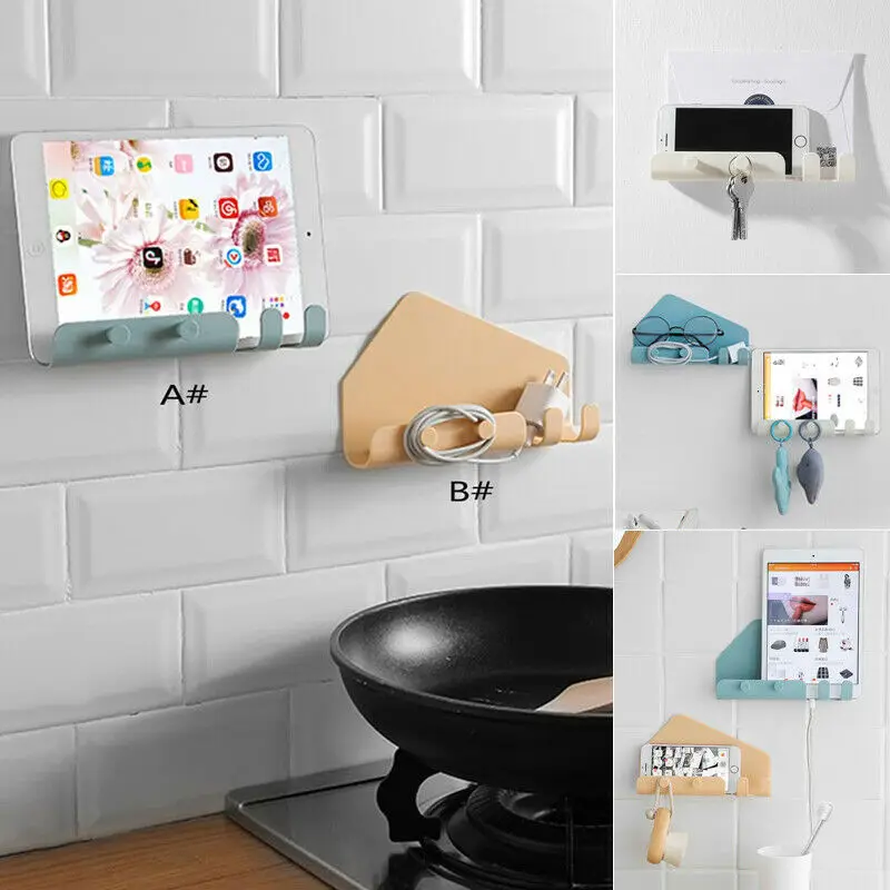 

Hook Suspension-Bracket Wall-Mount-Stand Phone-Holder Base-Support Cell Wall-Charger