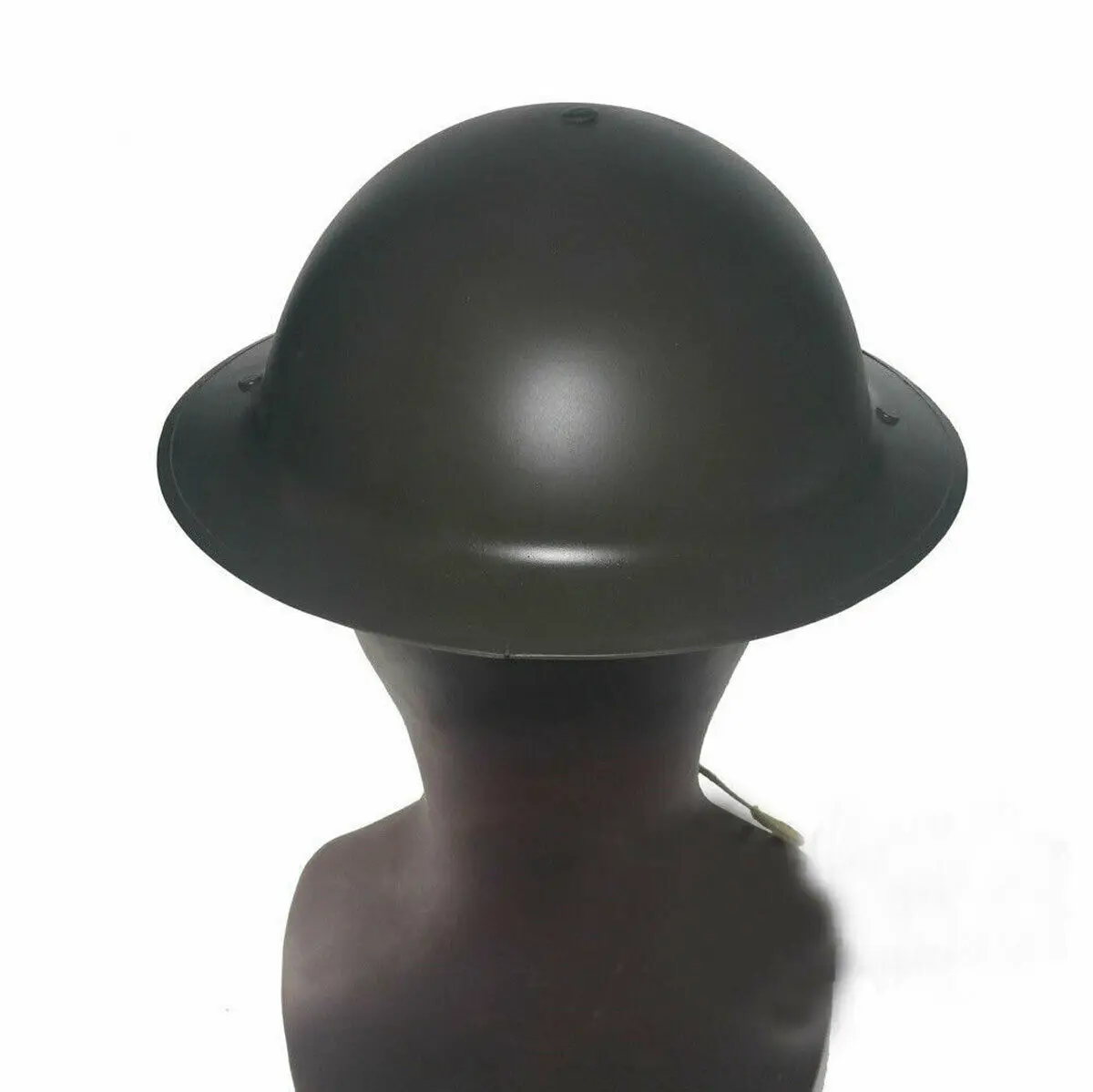 WWII UK British Army BRODIE STEEL HELMET with Liner Brodie Doughboy Helmet MILITARY COLLECTION WAR REENACTMENTS