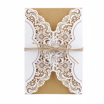 

50Pcs Wedding Invitation Cards Kits with Envelopes Birthday Greeting Card Thank You Card Wedding Decoration Party Supplies