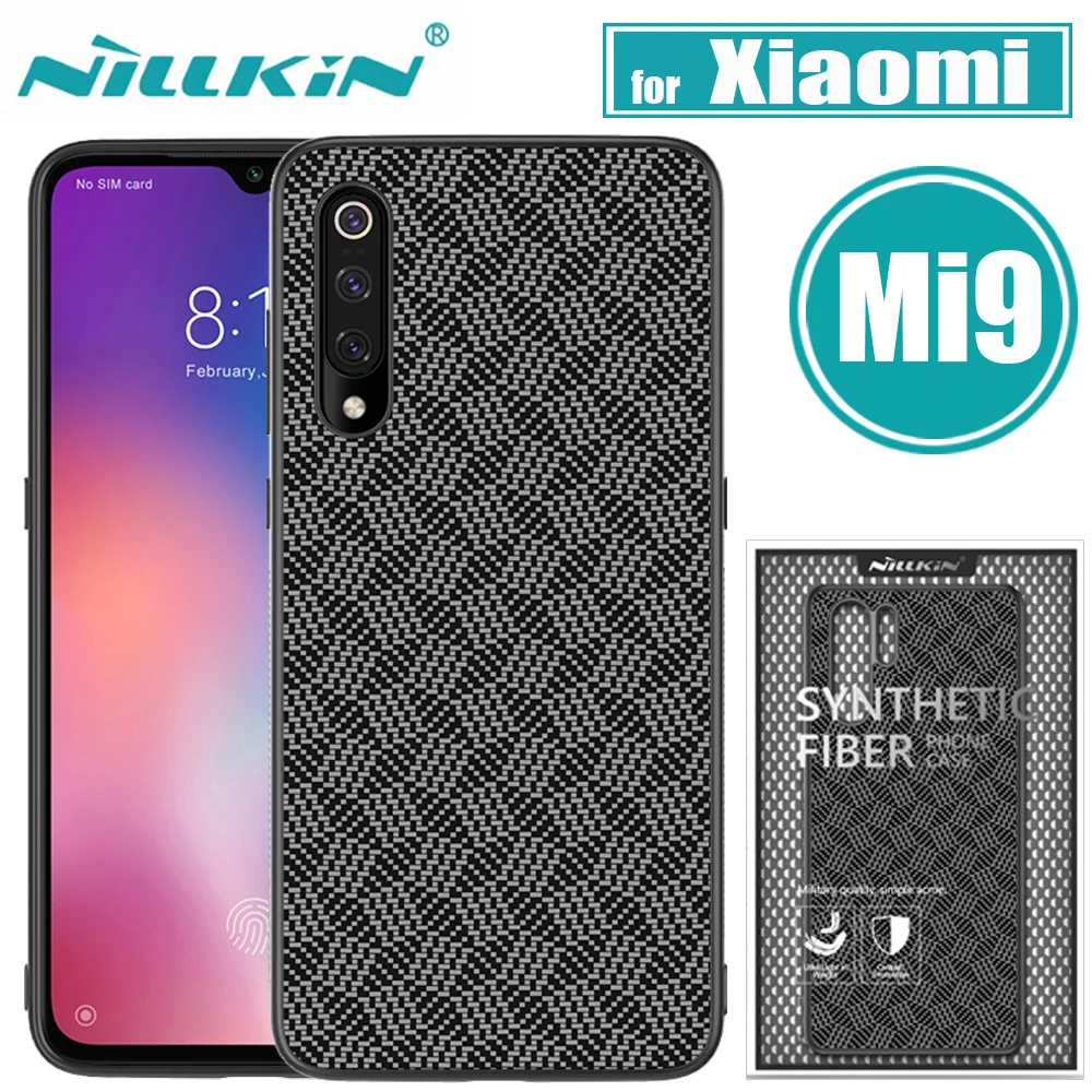 

Xiaomi Mi 9 Case Mi9 Cover Nillkin Aramid Fiber Hard PC Full Cover Case Xiaomi M9 Phone Back Funda on Xiaomi Mi9 Explore Case