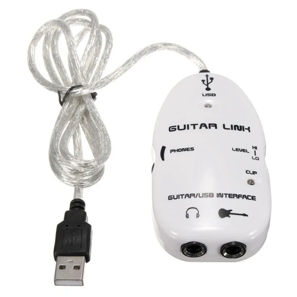 

Electric Guitar Cable Audio USB Link Interface Adapter For PC Music Recording Accessories for Guitar players