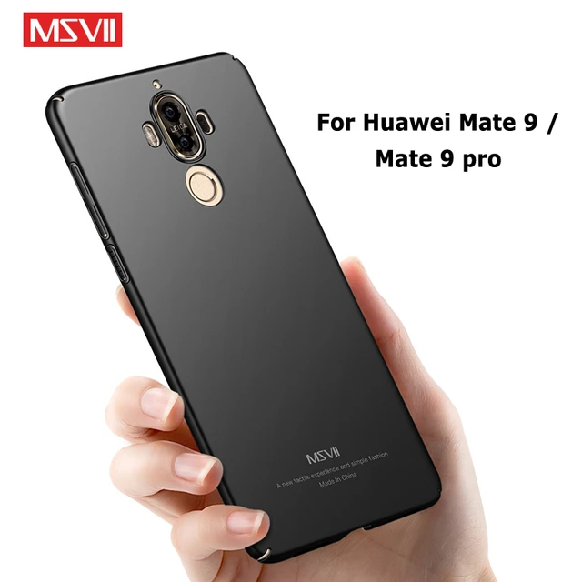 sal en términos de Mantenimiento Mate 9 Case Cover Msvii Ultra Thin Frosted Coque For Huawei Mate9 Pro Case  Hard PC
