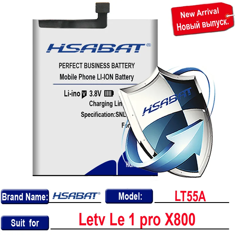 HSABAT 3950mAh LT55A Аккумулятор для Letv Le 1 pro X800 Le one pro X800 литий-ионные полимерные аккумуляторы
