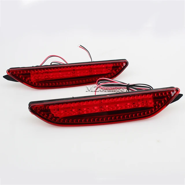 2Pcs LED Car Rear Bumper Reflector Light For Kia Rio K2 Sedan 2011-2014 Tail Brake Stop Warning Lamp Car Accessories 1 pair