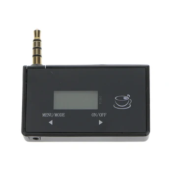 

3.5mm Aux Auxiliary Music Receiver Car Stereo Radio FM Transmitter MP3 Phone