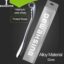 Профессиональное металлическое украшение на обувь из сплава длиной 52 см, рога для удобной носки, обувь с рогом и ложкой, кожаная обувь на высоком каблуке, подвесная ложка