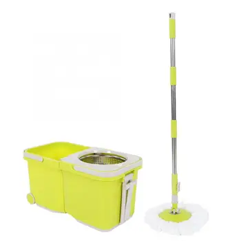 

360 Degree Automatic Drying Mop Bucket with Mop Floor Cleaning Tool Set