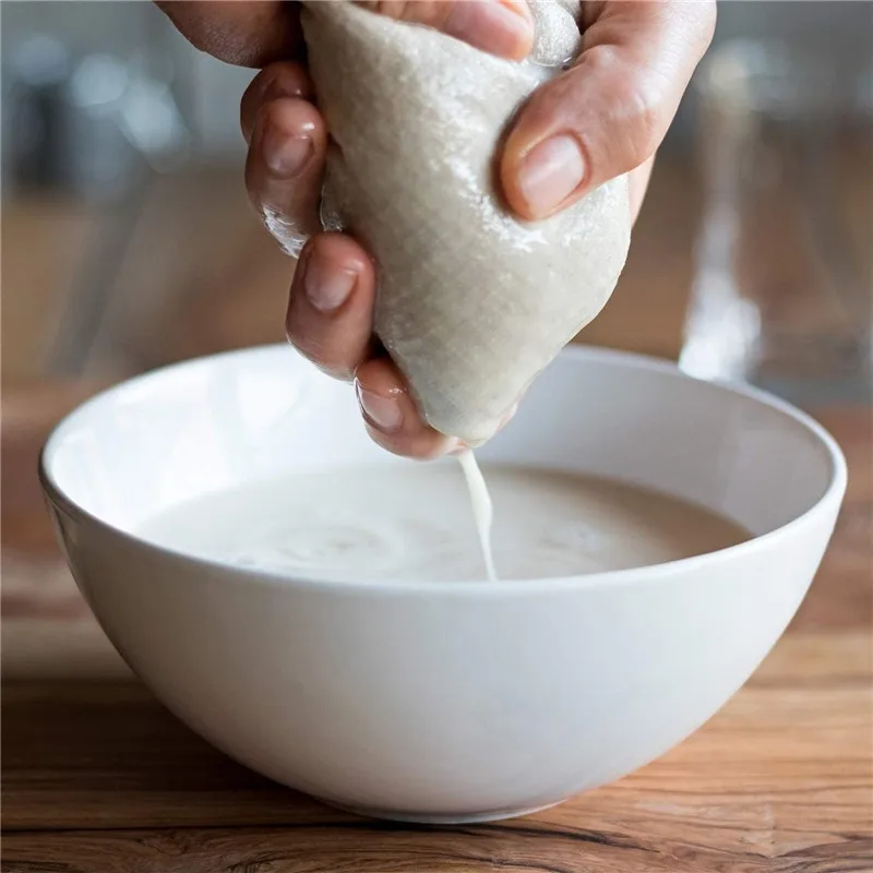 

Cheesecloth Bags Nut Milk Strainer Cotton Muslin Bags Mesh Food Bags for Yogurt Coffee Tea Juice Wine Filter Supplies