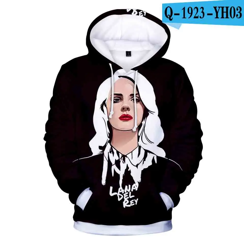 3D Новая толстовка с 3D принтом Lana Del Rey для мужчин и девочек, красивая толстовка с капюшоном для девочек, Новое поступление, костюм Толстовка с 3D принтом для мальчиков и девочек - Цвет: 3D