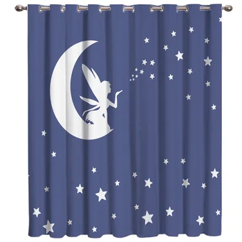 

Spirits And Stars On The Moon Window Treatment Hardware Sets Curtain
