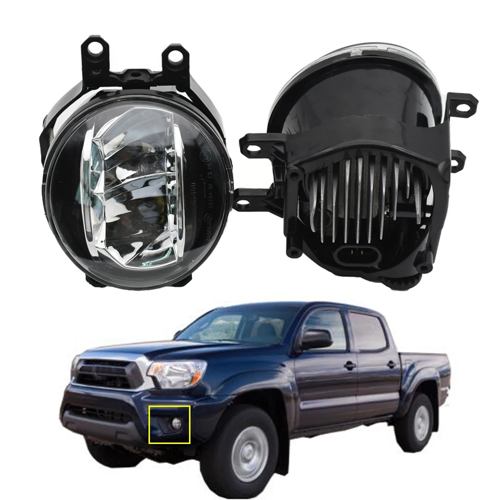 2 шт. автомобиль передний светодиодный фонарь светильник H11 12V Замена для Toyota Tacoma