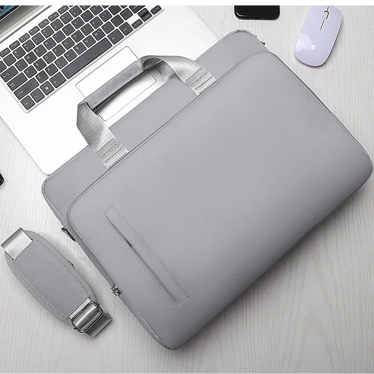 

Men's notebook bag high capacity handbag women's briefcase PU waterproof shoulder bag bag for documents seismic crossbody bags