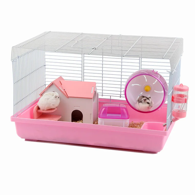 

Hamster Cage Double-decker Luxury Villa Castle 47 Foundation Cage Hamster Nest Pets Golden Bear King Oversized Villa