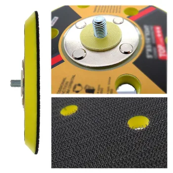 

5inch 125MM 6 Hole Sanding Pad Pallet Pneumatic Sander Grinder Accessories Self sticking Wool Ball 2019 New