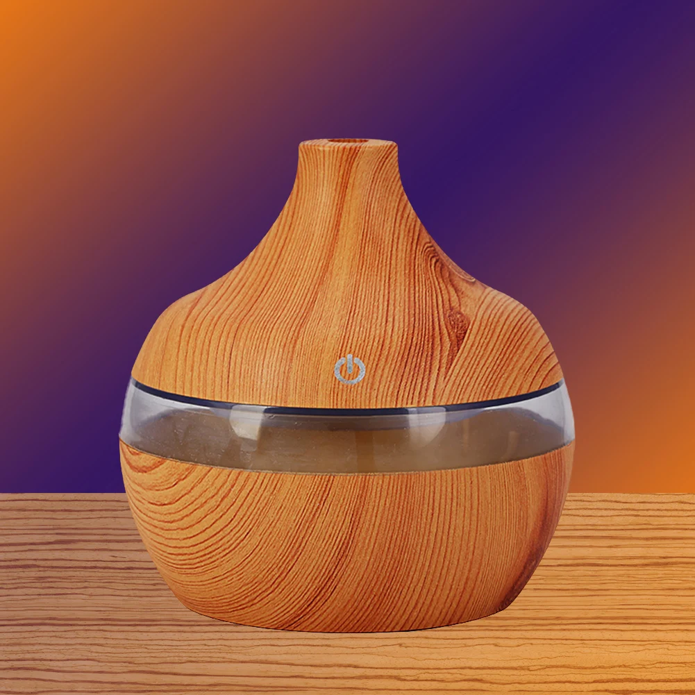 Car Humidifier Air Purification Aroma Ultrasonic Aromatherapy Wooden UV Diffuser Essential Oil USB