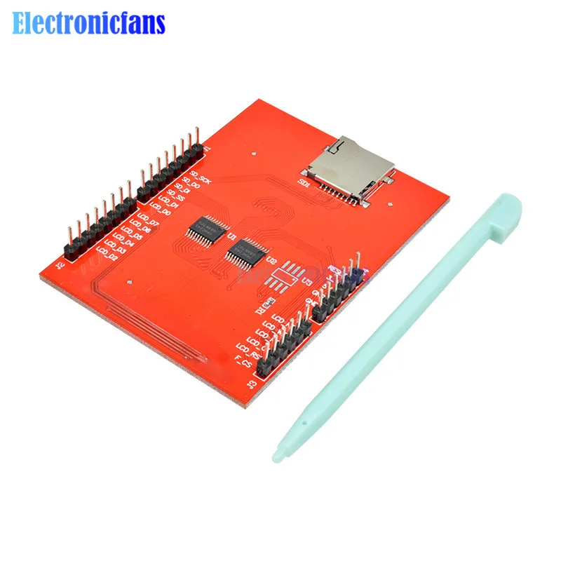 2 4 дюймовый TFT LCD сенсорный экран щит для Arduino UNO R3 Mega2560 ЖК модуль 18 битный 262000