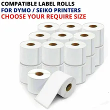 

2 Rolls Dymo Compatible LW 11354 Label 57mm*32mm 1000 lables for LabelWriter 400 450 450Turbo Printer Seiko SLP 440 450