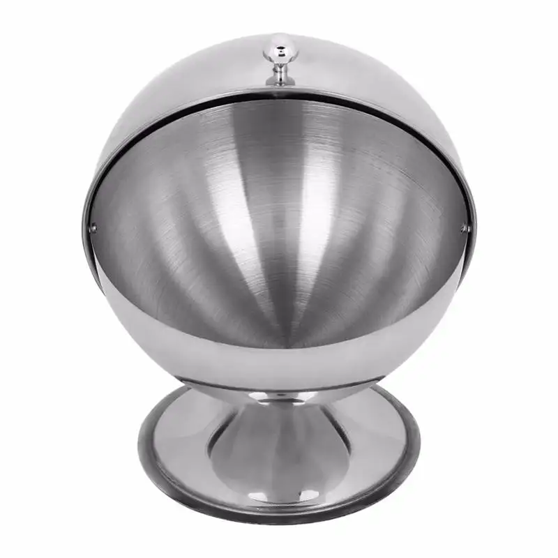 

Stainless Steel Serving Bowls With Lid Sugar Salt Container Storage Bottle Kitchen Storage Jars For Seasoning Candy Sauce Honey