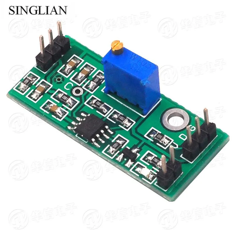 LM393 Voltage Comparator Module Adjustable Precision Signal Waveform
