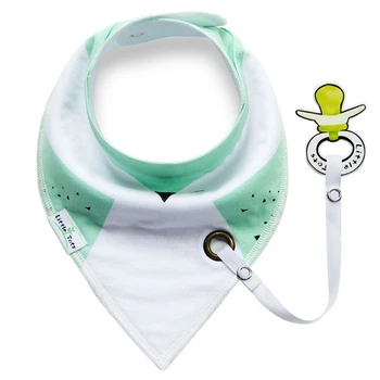 

12 Colors Baby Bibs Baberos Bebes Easy to Carry Baby Nipple Pacifier with Rope Cartoon Infant Cotton Bandana Newborn Feeding Bib