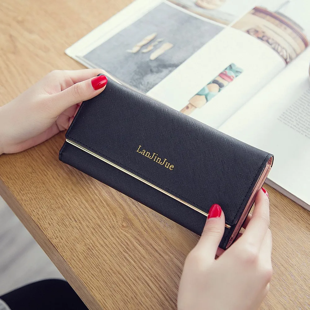 Women's Wallet Women Purse Portefeuille Femme Fashion Long Female Design Coin Purses Ladies Clutch | Багаж и сумки