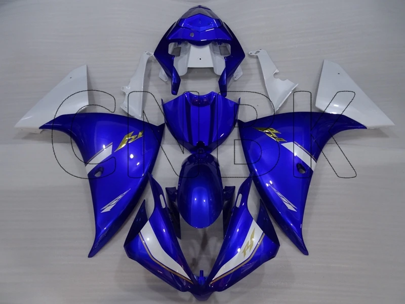 YZF1000 R1 2013 Bodywork YZF R1 13 14 Blue White Body Kits for YAMAHA