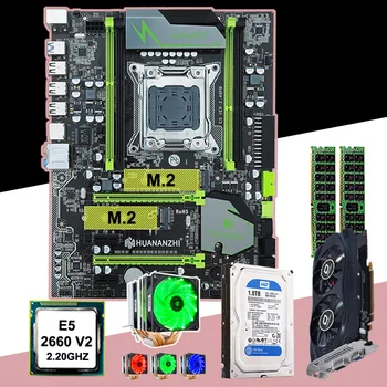 شراءHUANAN ZHI X79 اللوحة الأم حزمة وحدة المعالجة المركزية إنتل سيون E5 2660 V2 6 أنابيب الحرارة برودة بطاقة الفيديو GTX750Ti 2G RAM 16G (2*8G) 1 تيرا بايت SATA HDD