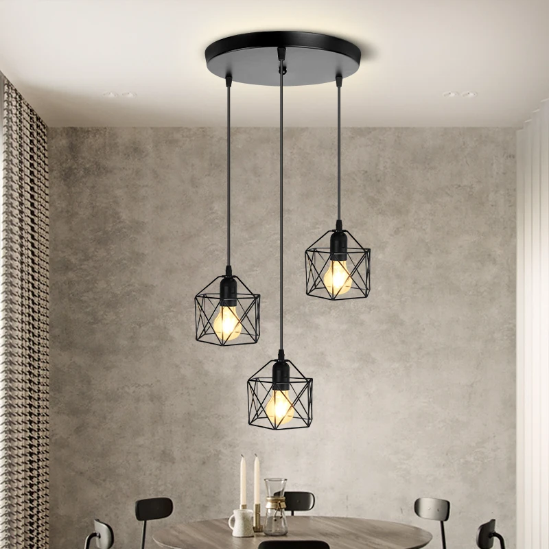 Hb7d51667a99f4bb98a7ced1d869d253e8 Modern Chandelier Led Nordic Pendant Light E27 Industrial Hanging Lamp Ceiling Chandelier for Home Living Room Indoor Lighting