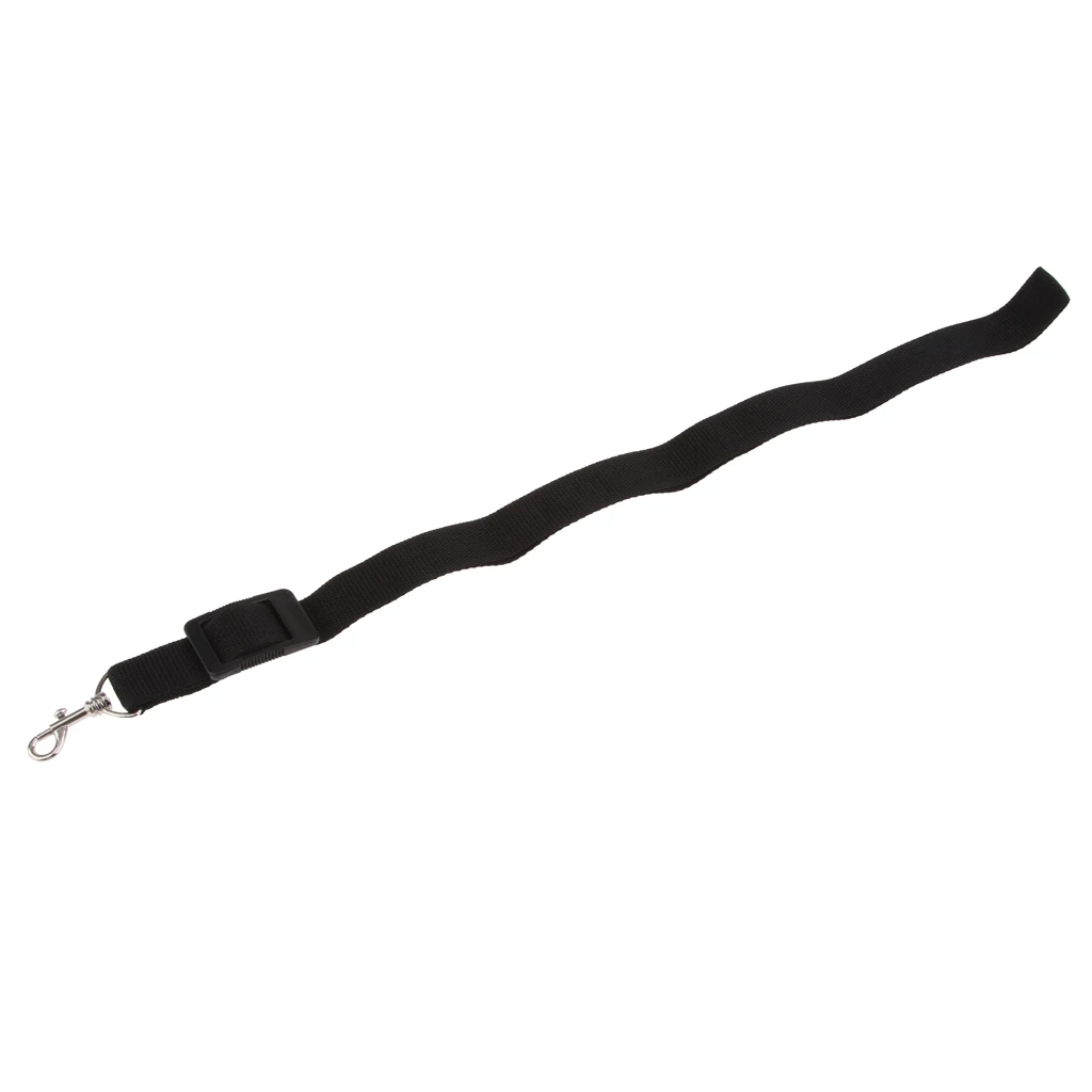 Saxophone Shoulder Strap with Adjustable Length Range and Metal Hook Black for Kids adults Musical Lover