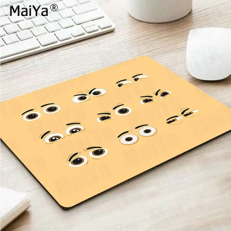 MaiYa высокое качество Мультяшные лица с эмоциями DIY дизайн игровой с узором коврик для мыши топ продаж игровой коврик для мыши