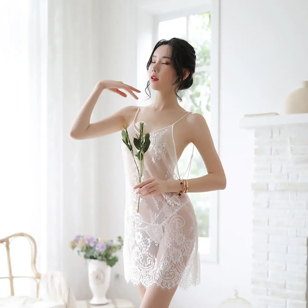 BellyLady женское сексуальное прозрачное кружевное ночное белье + нижнее