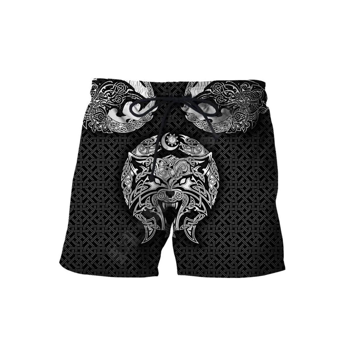 PLstar Cosmos New summer Fashion Shorts Wolf Tattoos 3D Printed Male/Female streetwear Casual Cool Shorts 09