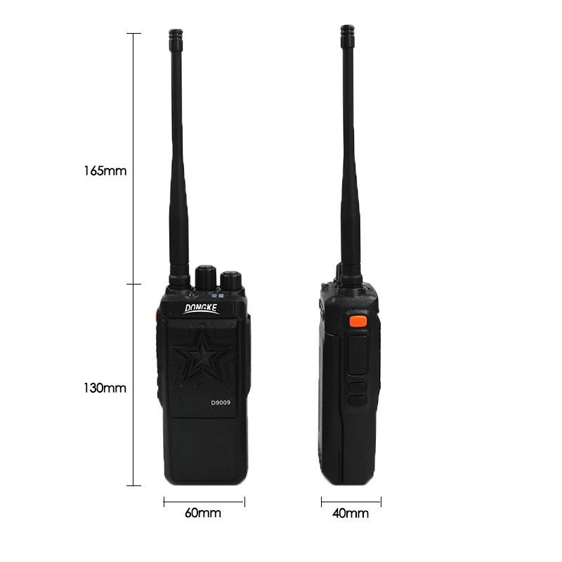 DK-9009 Профессиональный радио портативная рация 10 км VHF/UHF радио двухдиапазонный двухсторонний радио коммуникатор yaesu sq трансивер