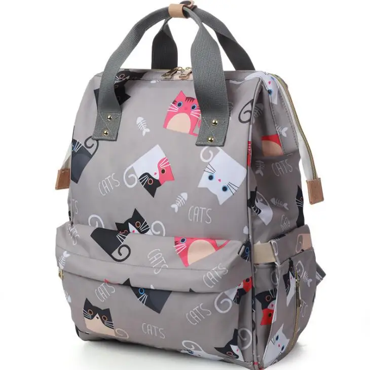 BNM009A Сумочка для беременных Largebackpack Мумия сумка многофункциональная сумка для подгузников ребенок мультфильм печать подгузник сумки изменение BNM009 - Цвет: BNM009A
