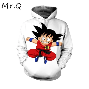 

2019 Custom Autumn Winter Dragonball Z Jacket Hoodie Sweatshirt with Hot Sale Cotton Print Hoodies Dragonball Sweatshirts Men