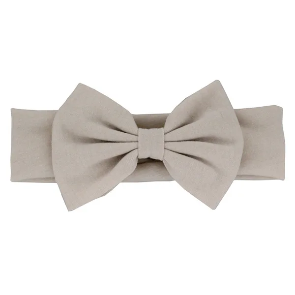 Newborn Headband Cotton Solid Bow For Girl Rabbit Ear Hairbands Turban Knot Headband Kids Accessoire Faixa Cabelo Para Bebe - Цвет: 19