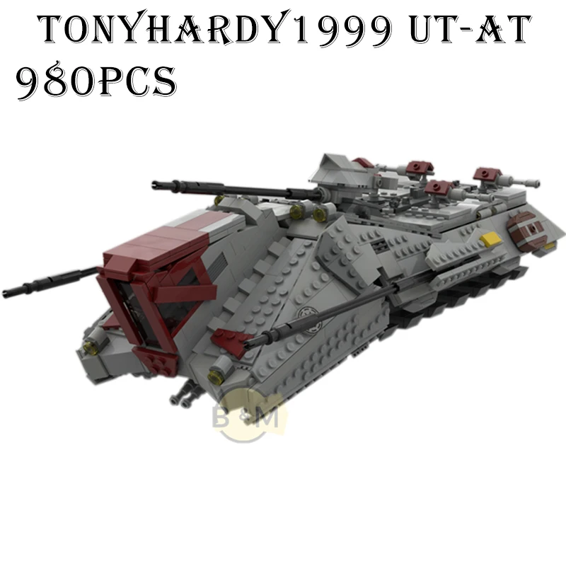 

NEW Moc spaceship Tonyhardy1999 UT-AT model buiding kit block self-locking bricks toy Christmas day gift