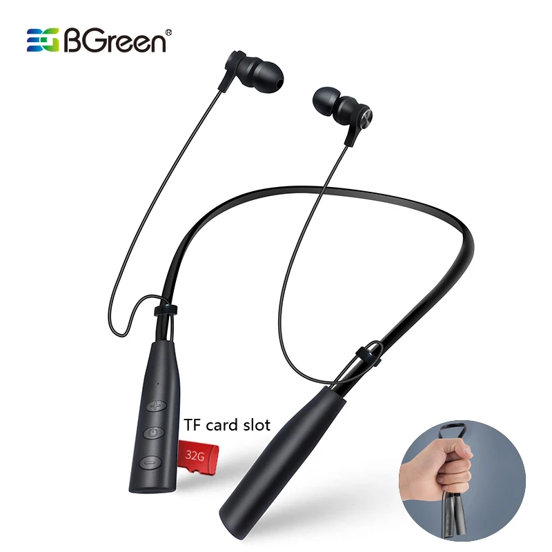 Беспроводные спортивные наушники BGreen с Bluetooth водонепроницаемая стереогарнитура