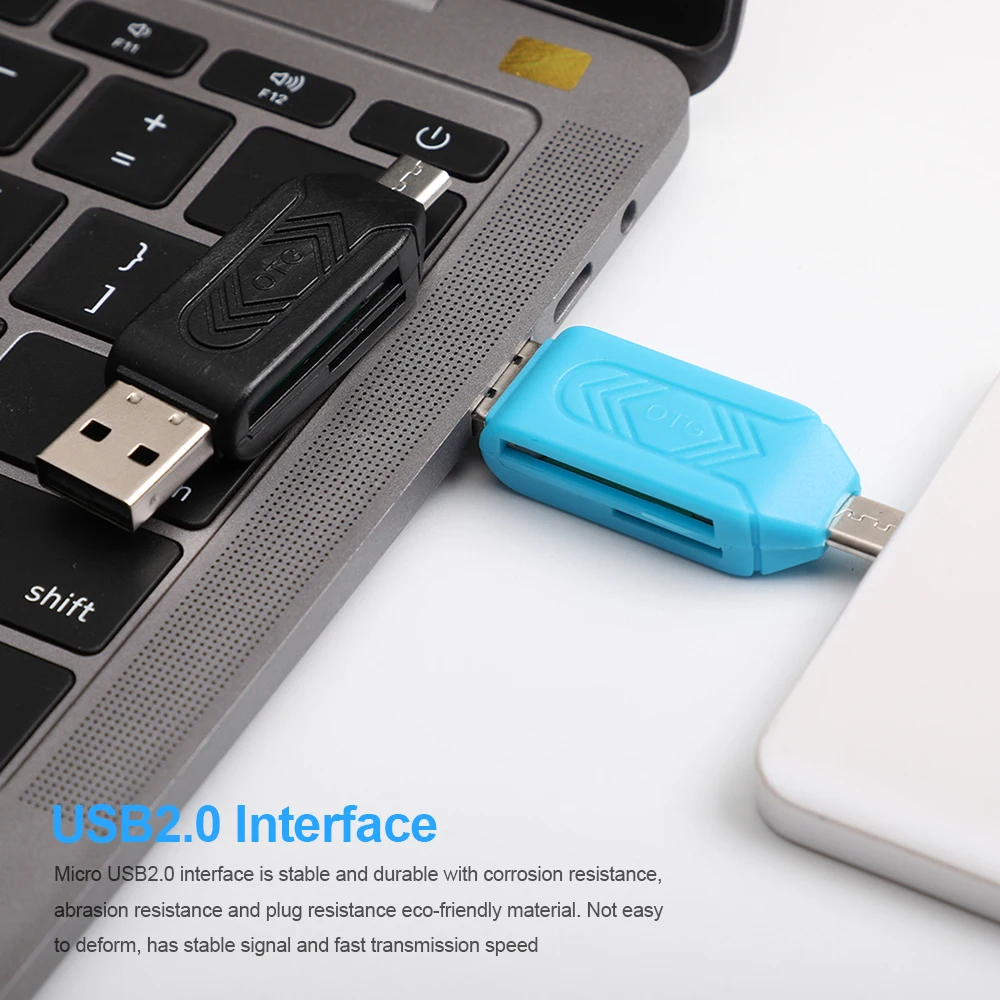 Micro USB устройство для чтения OTG карт памяти 2 в 1|Картридеры| |