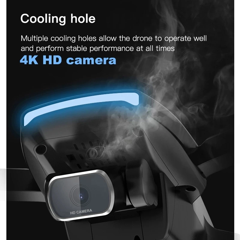 New 5G GPS Drone With HD 4K Camera Foldable WiFi Brushless Motor FPV Drone Rc Quadcopter 25mins Flight Time High Quality